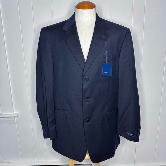 NWT Daniel Cremieux X Loro Piana Navy Wool SUIT - Picture 5 of 12